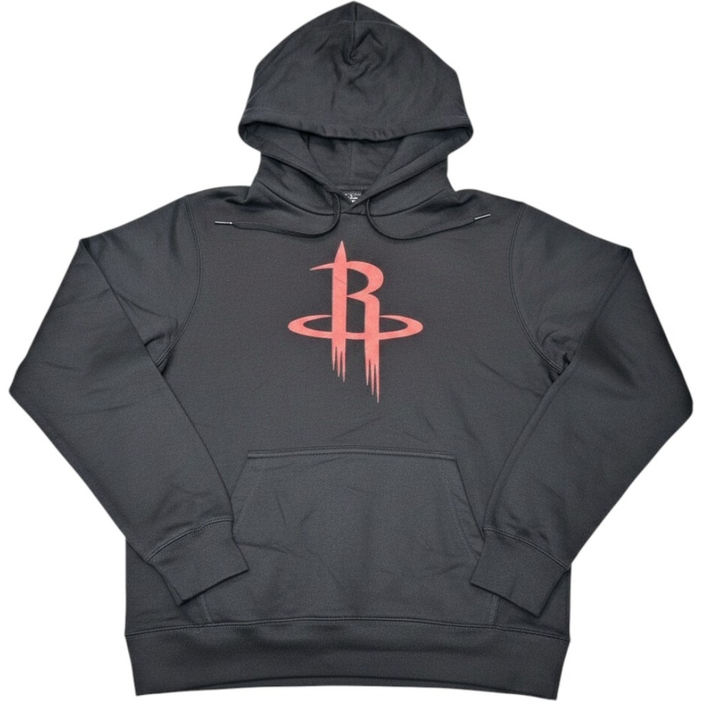 Houston Rockets NBA Pullover Hoodie Sweatshirt Black‎ Red Unisex Small Fan